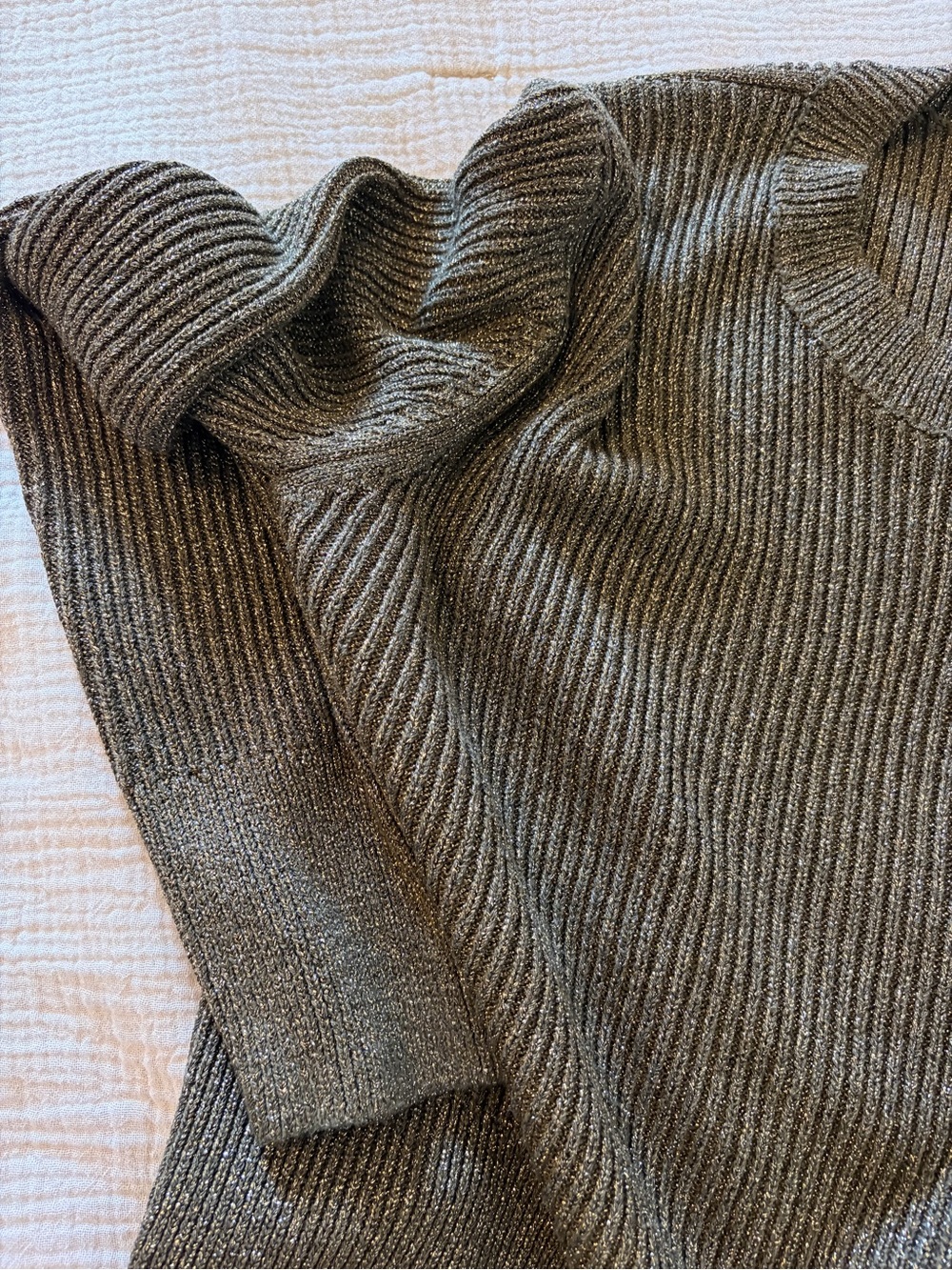 STAUD Metallic Tonal Sweater - Picture 3 of 4